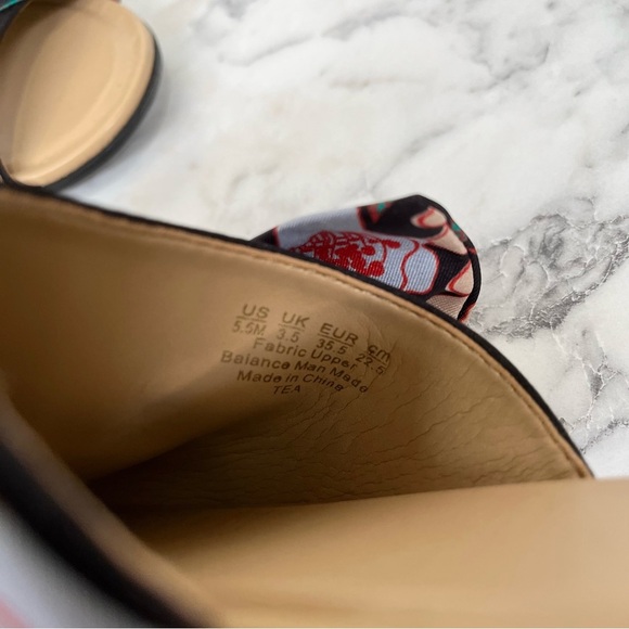 NWOB Naturalizer Women's Tea Sandal Slides Floral Bow Tie Size 5.5 - Picture 6 of 8